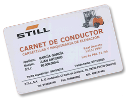 Carretillero Carnet Carretillero Carnet